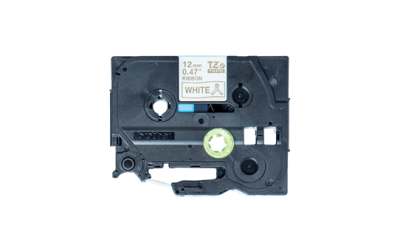 Tze MPCA34 TZe R234 Ribbon Tape Cassette – Gold on White
